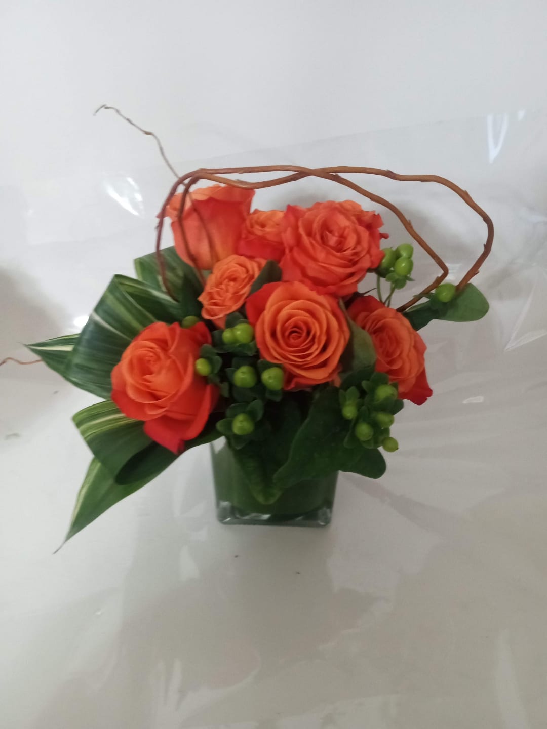 Birthday and celebration flower arrangement by Fredericksburg Florist