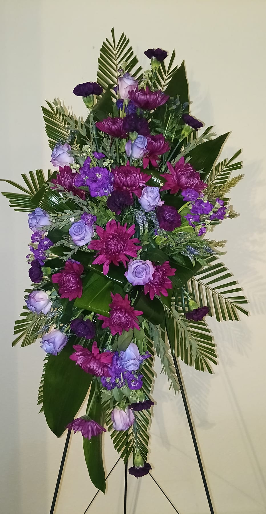 Sympathy and funeral flower arrangement 6 by Fredericksburg Florist