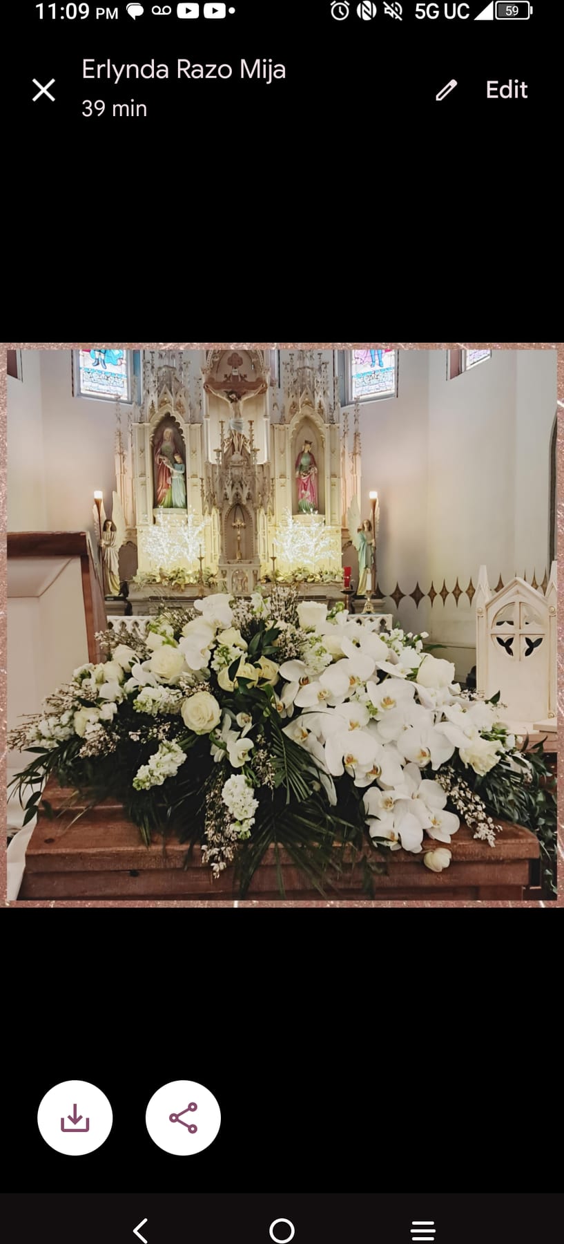 Sympathy and funeral flower arrangement 7 by Fredericksburg Florist