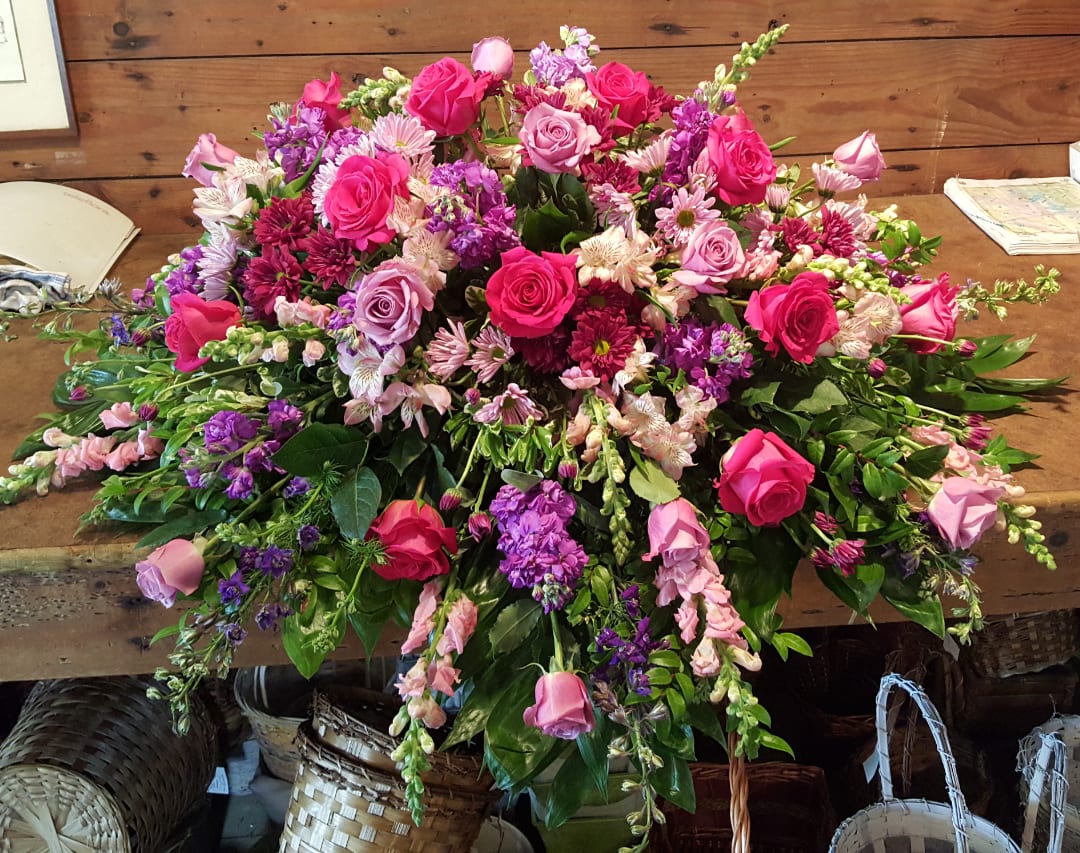 Sympathy and funeral flower arrangement 11 by Fredericksburg Florist
