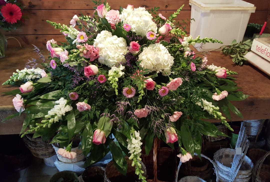 Sympathy and funeral flower arrangement 13 by Fredericksburg Florist