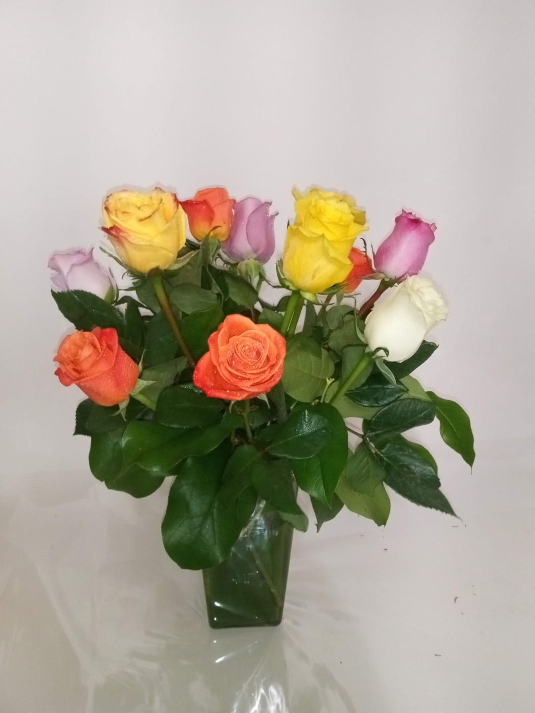 Fresh rose arrangement 7 designed by Fredericksburg Florist