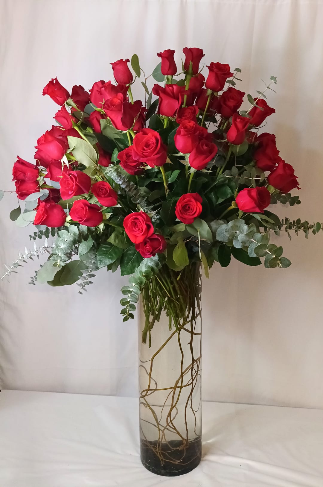 Fresh rose arrangement 16 designed by Fredericksburg Florist